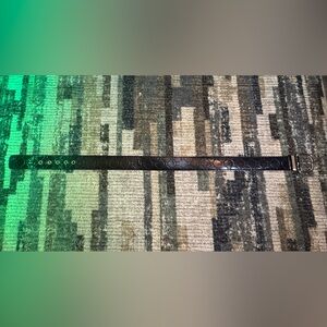 Ann Taylor Dark Brown Embossed Belt